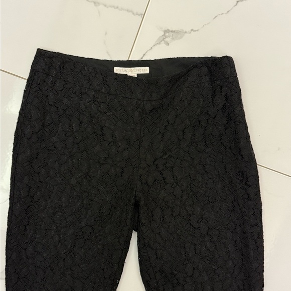 Boston Proper Elegant Black Lace Pants Size 10 - Picture 2 of 7